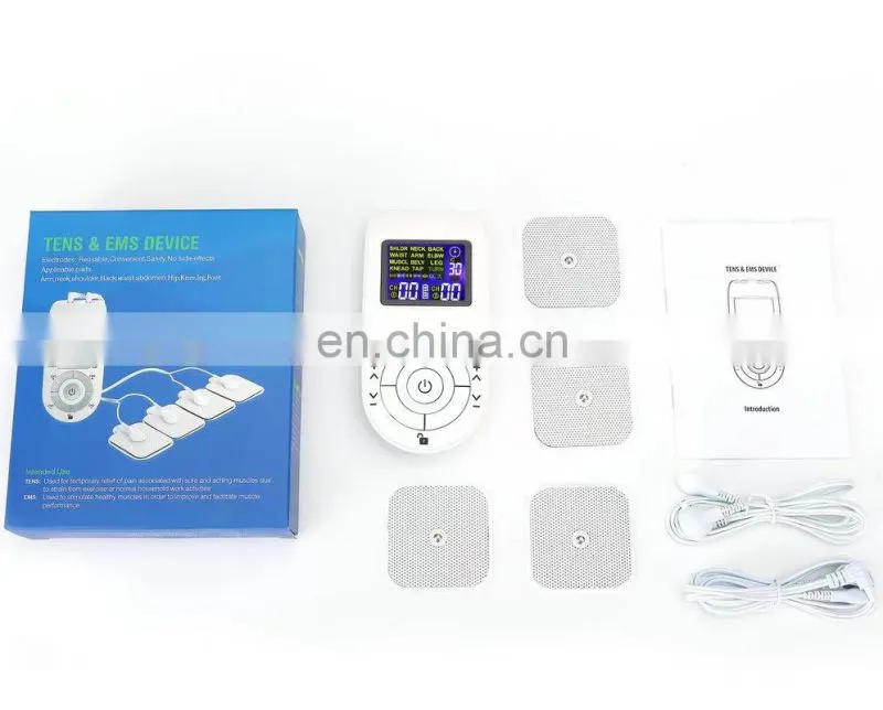 tens unit massager 12 Modes Pain Relief Pulse Massage EMS abs Muscle Stimulation tens period pain