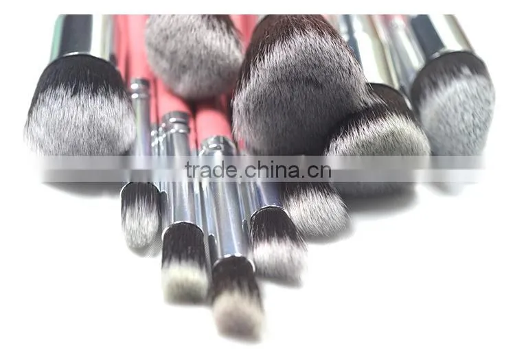 10pcs makeup brush kit free sample with synthetic hair