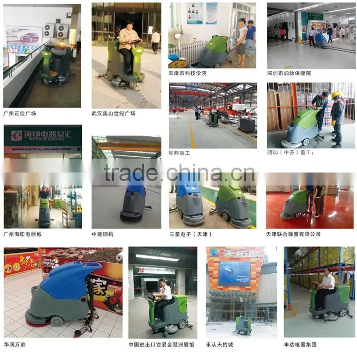 micro-rider auto floor scrubber