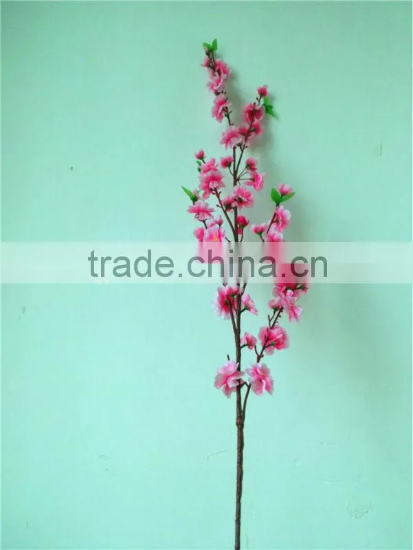artificial peach blossom flower branch