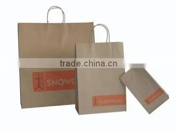 Kraft paper bag printing
