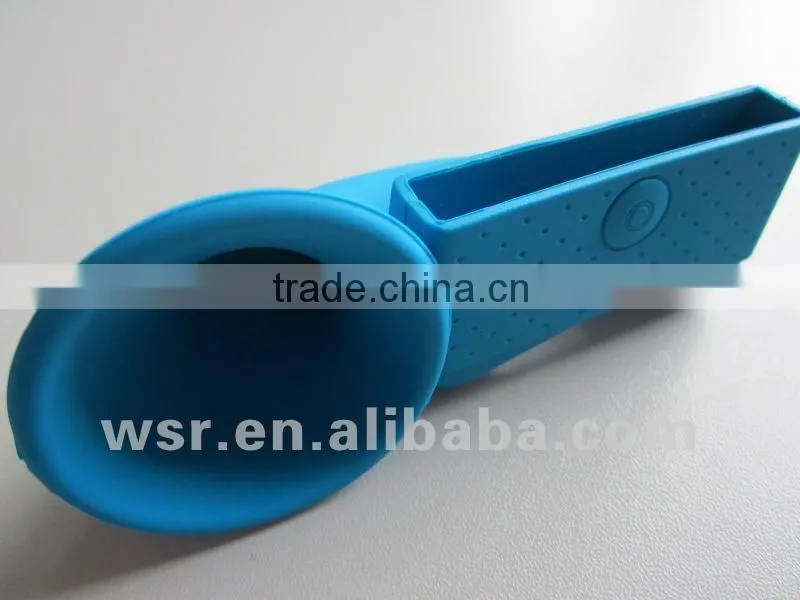 White silicone speaker for phone
