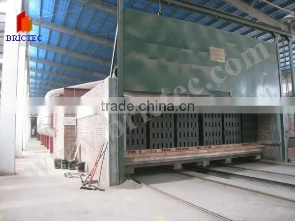 Rotary coal dryer tunnel kiln for brick firing process