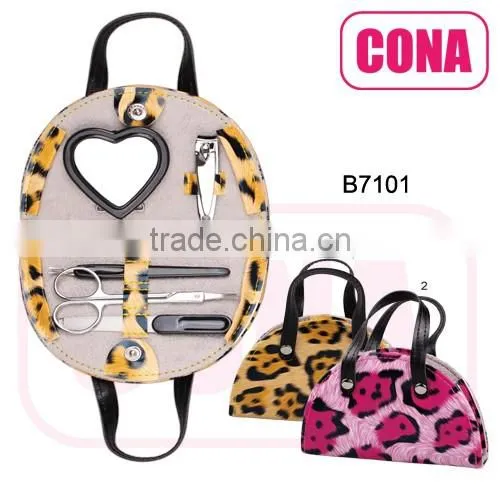 wholesale 7pcs zipper bag manicure set
