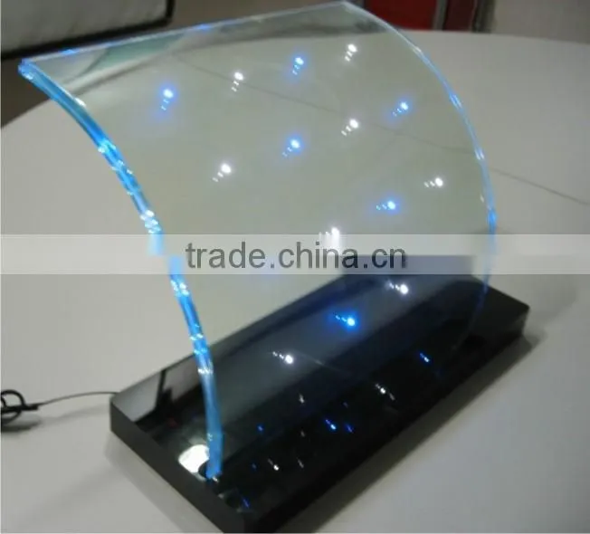 round LED light table