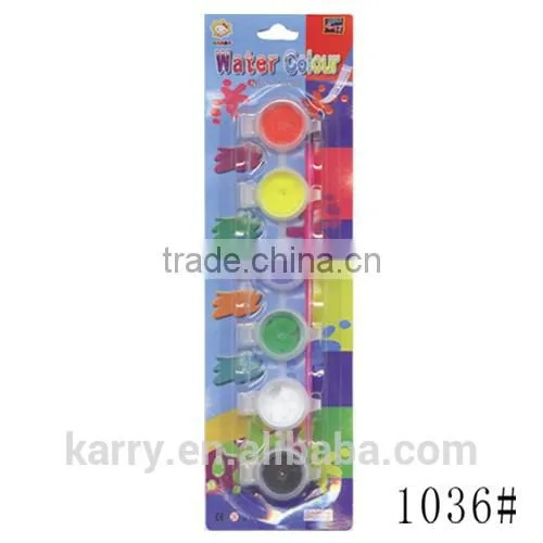 6 Pots Strip Water Color(4ml/pot) - Blister Packing