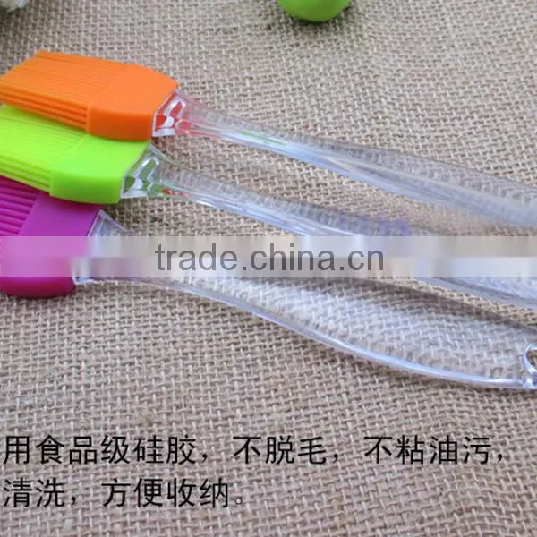 Best good colorful Non-stick portable bbq silicone oil brush,silicon paint grill brush