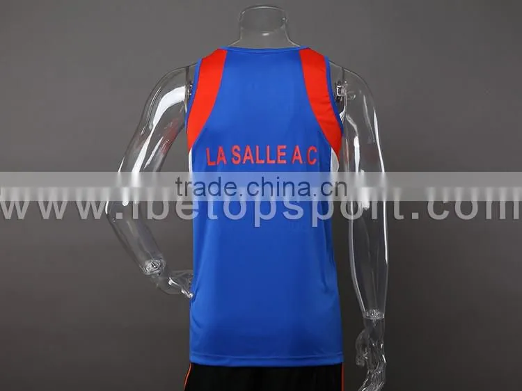 custom mens plain gym vest