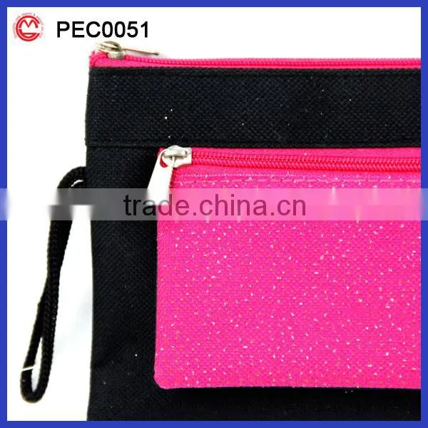 Black and Pink Student sublimation pencil case