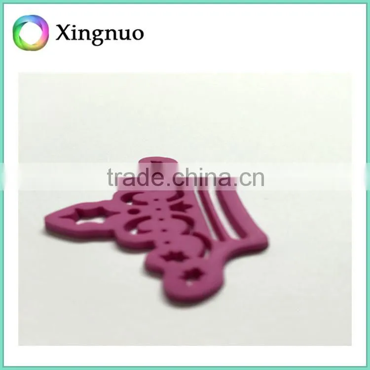 Embossed garment rubber patch logo