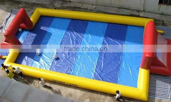 hot sale inflatable soap soccer field