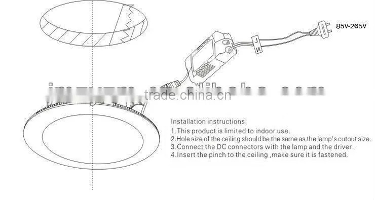 decorative home use led led ceiling light with sensor