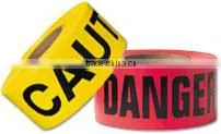 Red and white with SGS and TUV Certification warning tape