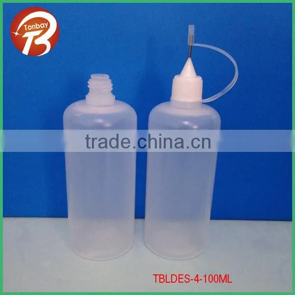 10ML LDPE transluent E cigarette liquid nicotine plastic sueeze dropper bottle with cap TBLDES-4
