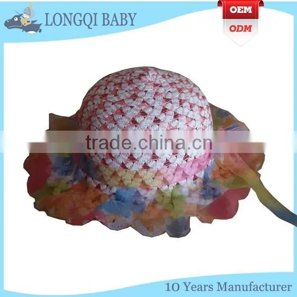 CM-TN-002 fashion design lovely cheap kids straw hat