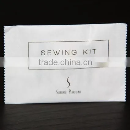 N65 Wholesale hotel sewing kit in mini box with your logo