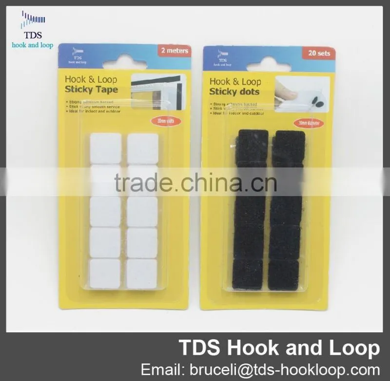 customized self adhesive hook and loop fastener tape