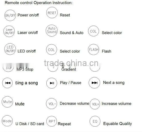 2014 NEW 150mw RGY usb mp3 led mini laser stage lighting price