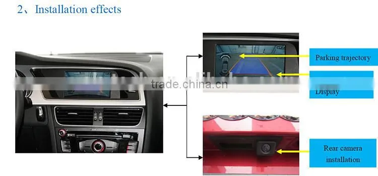 Multimedia car entertainment system for audi 3g mmi video interface