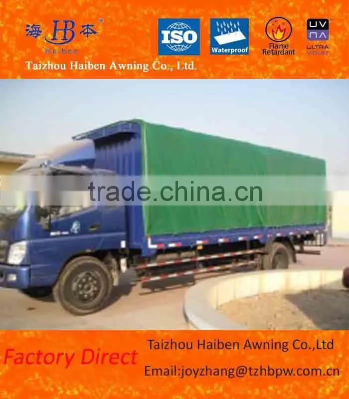 High Quality PVC Truck Tarp With Metal Eyelets