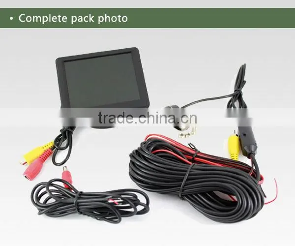 4.3 inch auto digital monitor with camera waterproof