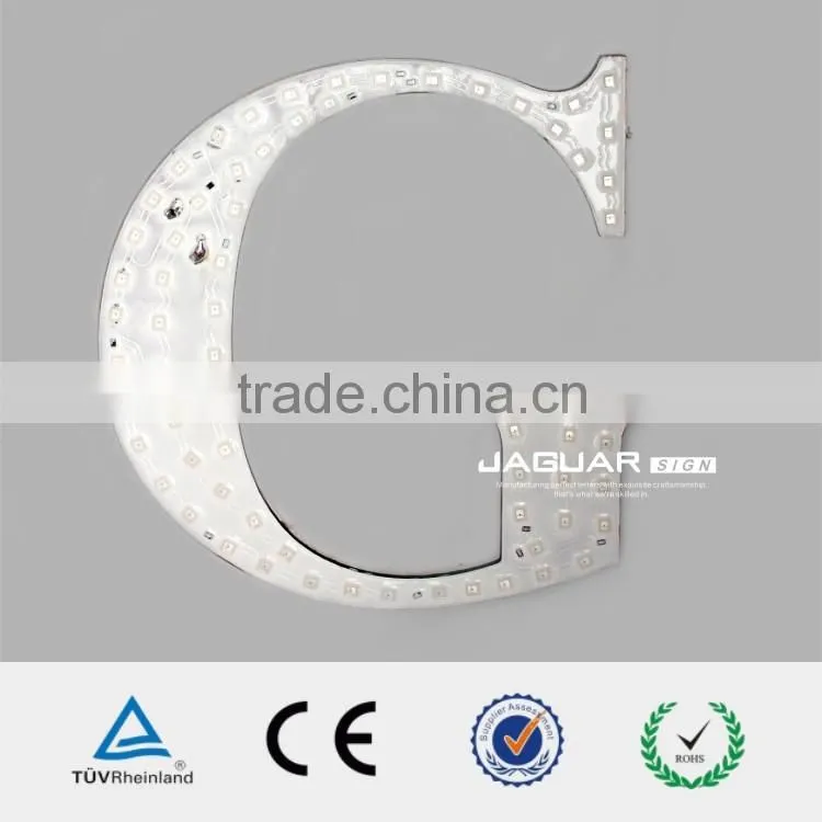 custom intergrated circuit diagram led lighting letter sign board