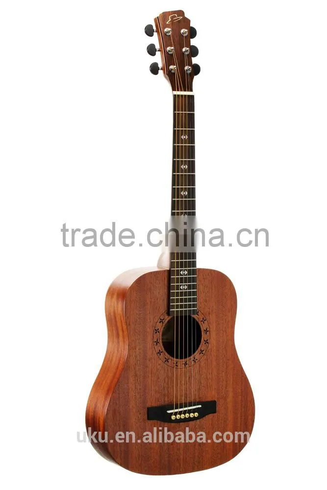 China wholesale 34" mahogany string acoustic guitars