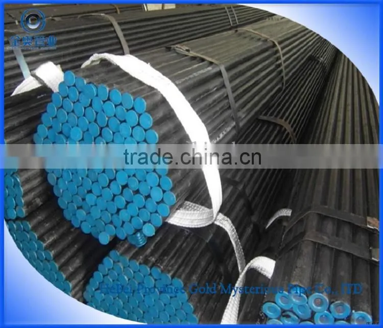 ASTM A179 Seamless Steel Pipe With plastic cap painted words