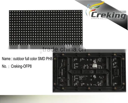 shenzhen Creking wholesale outdoor full color led display module/P6 P8 P10 P16 P20 P25 outdoor led message display moudle price
