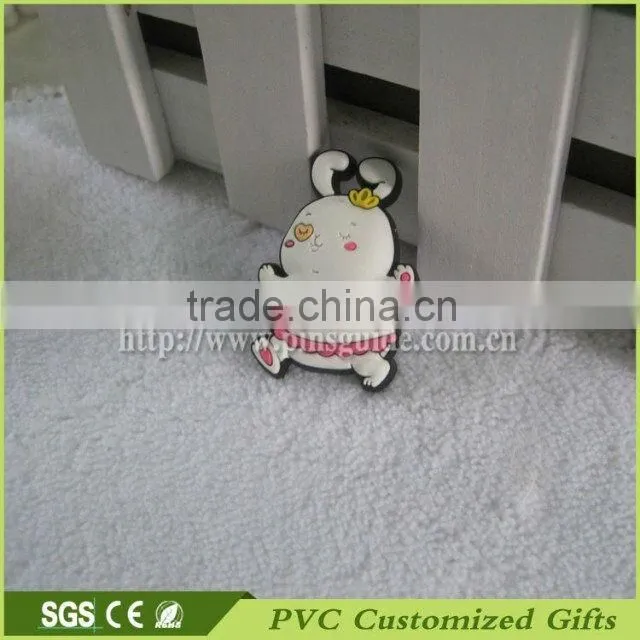 cute running bunny fridge magnet plastic item manufacture