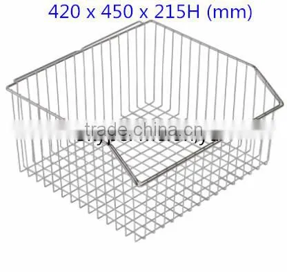 Chrome Wire Basket for Hospital and Chrome Hospital Basket/Wall Panel Basket