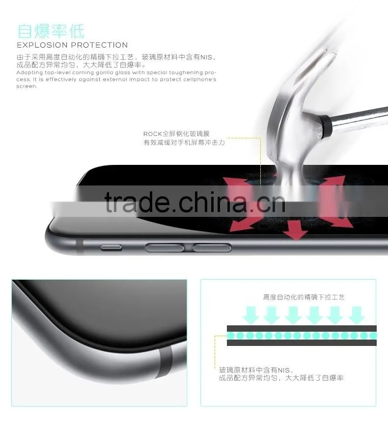 High Definition tempered glass screen protector for iPhone 6s Mobile Phone Case 2016 new products China supplier