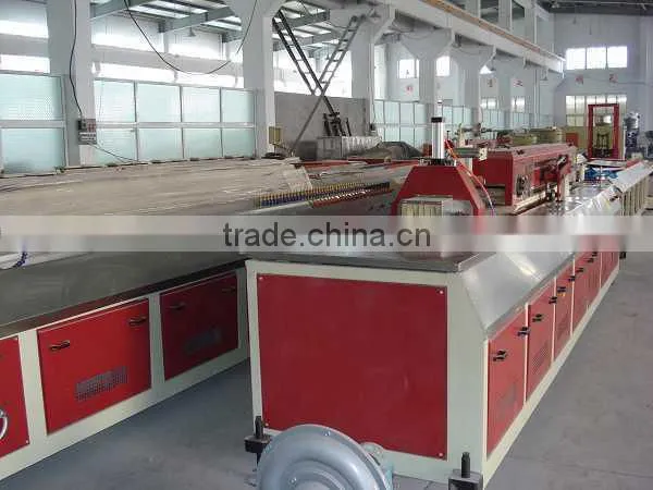 SJSZ-65/132 Conical twin screw PVC window profile making line