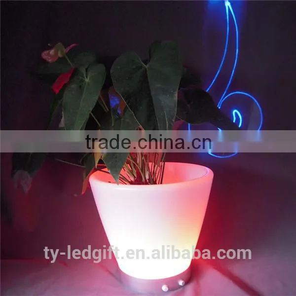 party led flower pot outdoor wedding decoration led flower pot