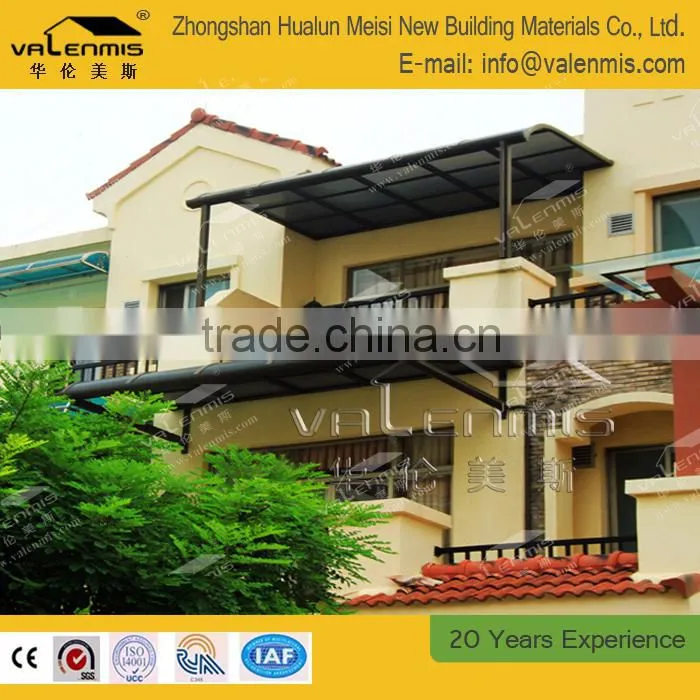 garden aluminum rain canopy of window