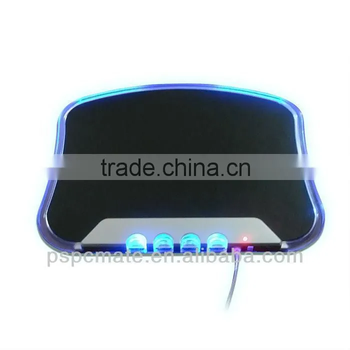 4 port printable hub light mouse pad as promotional gifts