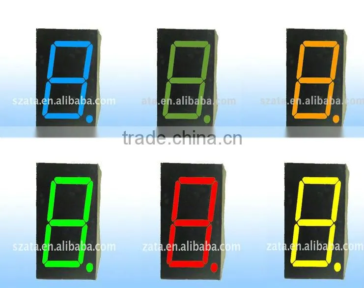 hot product one digit seven segment led display