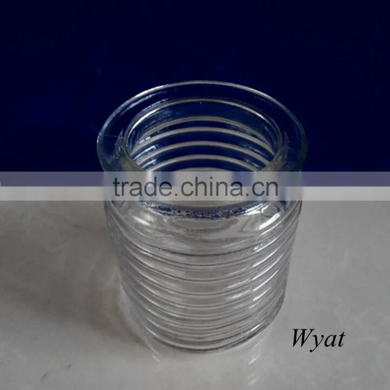 hot selling 300ml round glass candle jar SLJb45