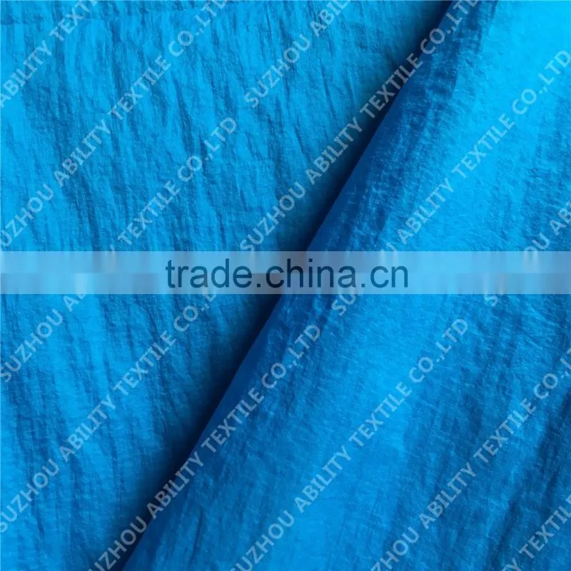 Crinkle Nylon Fabric/100% Nylon Fabric/Nylon Crinkle Fabric