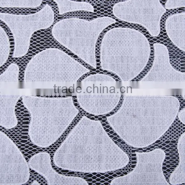 2014 New Coming 70% Poly 30%Cotton lace fabric for wedding dress