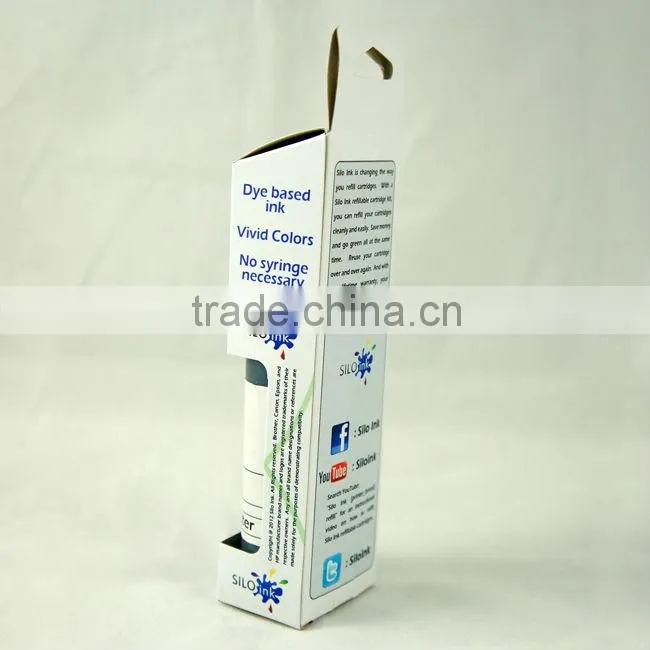 Folding inkjet box