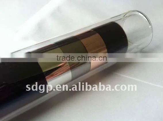 Metal glass evacuted solar vacuum tube Factory