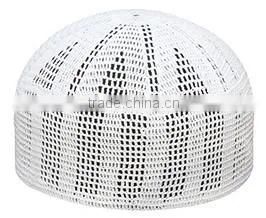 made hand White Muslim Hats For Men Wholesale
