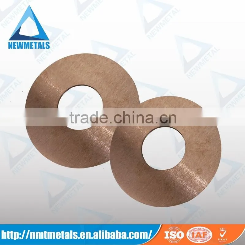 Tungsten Copper Alloy Discs Discharge Electrode