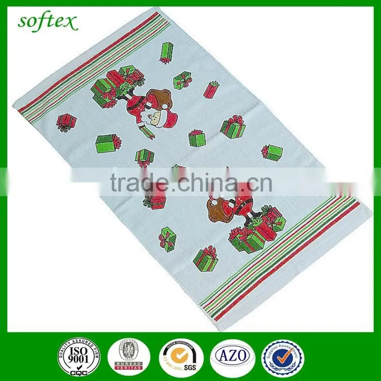 plain white cotton christmas kitchen towels bulk