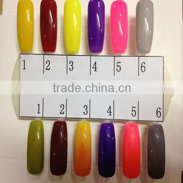 Wholesale Colorful Nail Art Set Charming Gel Polish Magic Temperature Change UV Gel Nail Polish for Manicure