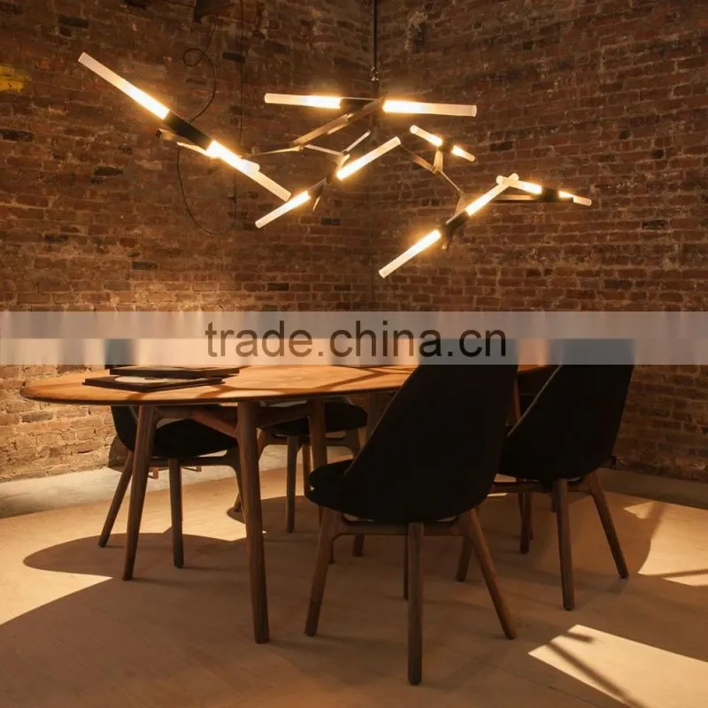 Unique wall sconce - 4 LED Lights with rotating articulated joints of bulbs