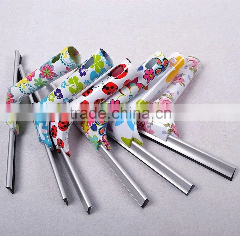 Colourful Plastic Shower Wiper Car Glass Cleaning Window Squeegee