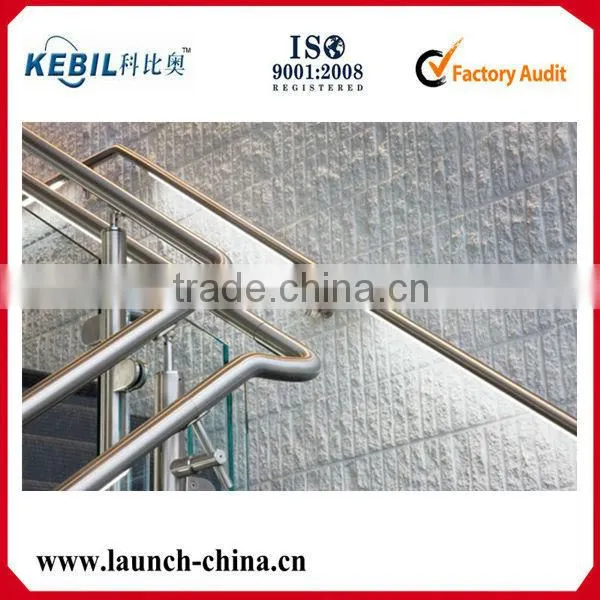 Indoor wood railing designs stainless steel handrail bracket