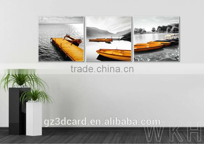 New Material PET 1.5mm No Frame Picture Decoration Images Changing Wolf 3D Picture